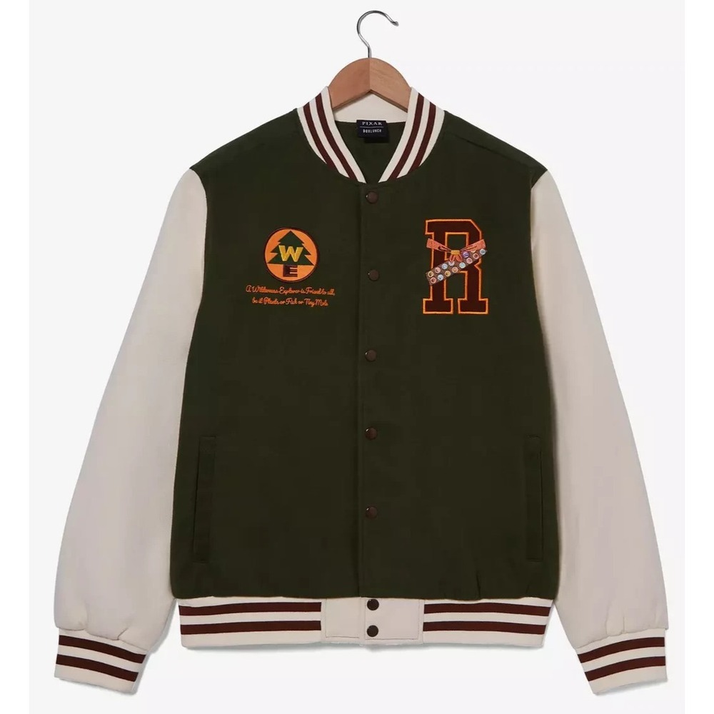 Disney‎ Pixar Up Wilderness Explorer Bomber Jacket unisex size Small Exclusive